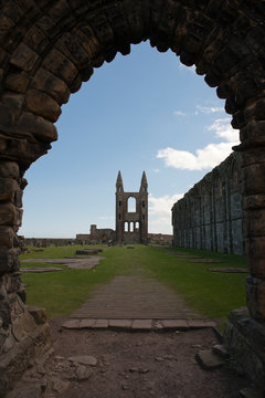 Remains of ancient church,  Saint Andrews, Scottland