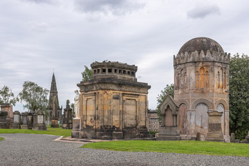 Ancient Architecture and monuments to the dead at Glasgow Necropolis is a Victorian cemetery in Glasgow and is a prominent feature in the city centre of Glasgow.