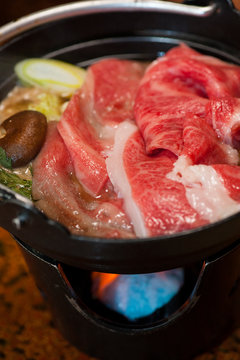 Stewed beef of Matsusaka, among best meat products in the country, Ise shi, Japan