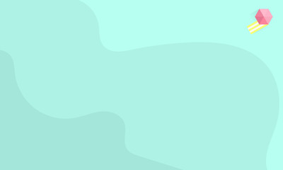 Obraz premium Summer themed background with copy space, Design for social media banner, poster, email, newsletter, ad, leaflet, placard, brochure, flyer, web sticker