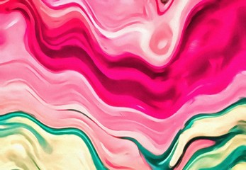 Abstract art background. Colorful texture. Creative concept oriental pattern with design elements. Graphic artwork. Drawing in modern impressionism style. Marble liquid effect. Fluid painting.