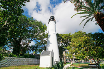 USA. Florida. The Keys. Key West. Historic and tourist center. The lighthouse.