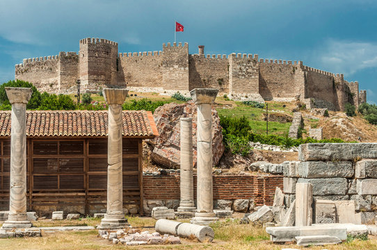 Turquie, Ephese, basilique Saint-Jean et forteresse byzantine