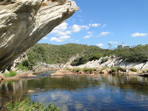 Parauninha river in the Serra do Cipo region, Minas Gerais, Brazil