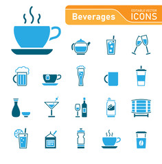 Drinks and Beverages icon set