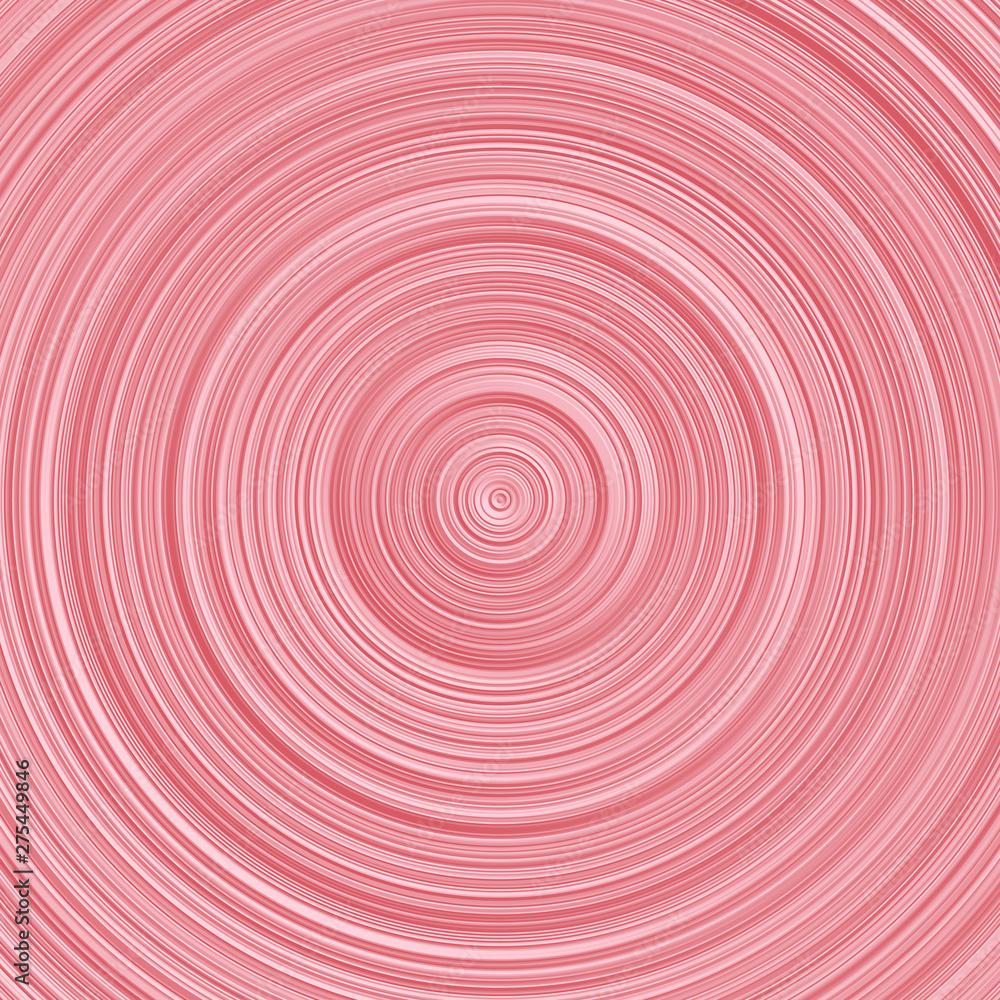 Poster geometrical color concentric circle background design - abstract vector graphic