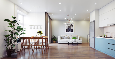 modern  living interior design.