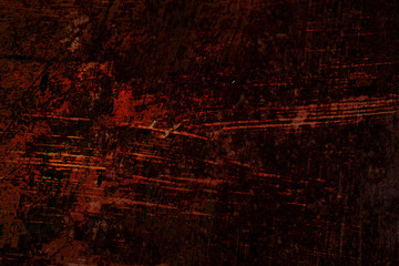 Dark red rusty wall grungy background or texture