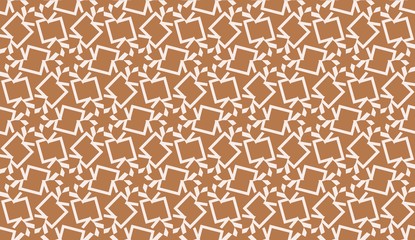 Pattern with polygonal geometric elements. Vector Seamless illustration. Template for wallpaper, interior design, decoration, scrapbooking page.