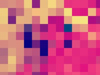Colorful abstract pixelated background, vintage look.