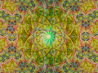 Abstract  kaleidoscope pattern background