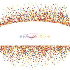 vector background of colorful glitter