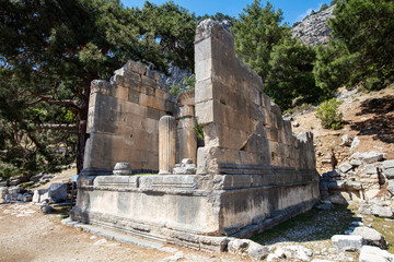 Ancient Lycian City of Arykanda. Overview of the gymnasium complex. Arykanda is an ancient city...