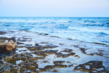 Fototapeta na wymiar cyprus sea cost