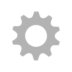 Setting icon vector, Tools, Cog, Gear Sign Isolated on white background. Help options account concept.
