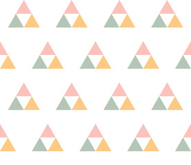 Triangular background. Seamless geometric pattern. Seamless abstract triangle geometrical background. Infinity geometric pattern. Vector illustration.