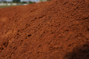 Abstract rough red soil texture 