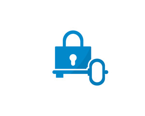 Key vector icon illustration template design 