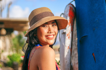 Girl with the hat