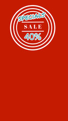 special sale 40%