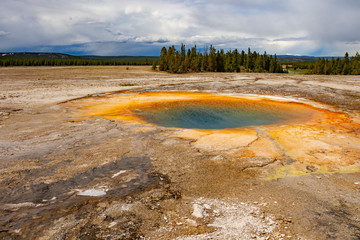 Grand Prismatic Spring in Yellowstone National Park