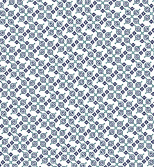 Traditional Turkish Floral Border, Vector.