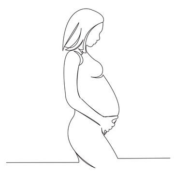 pregnant girl woman