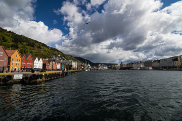 Bryggen harbour, Bergen