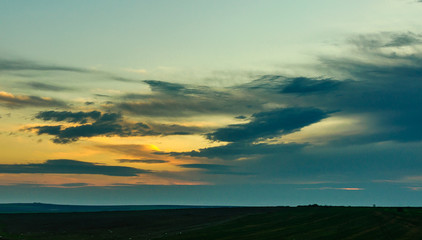 Stormy morning in Yambol, Bulgaria