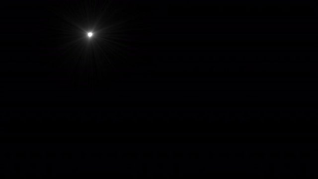 Camera flash explosion light flares flashlights bright beam sparkle on black background for overlay transition on footage