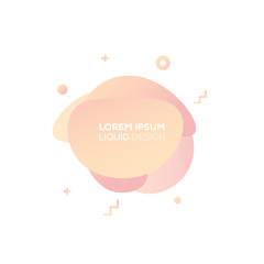 Set of liquid color abstract geometric shapes. Fluid gradient elements for minimal banner, logo, social post. Futuristic trendy dynamic elements. Abstract background. 