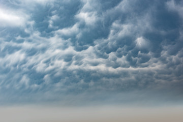 Unusually cloudy clouds. Biconvex clouds, which are also called Mastoid, are much less common once every ten years.