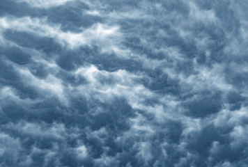 Unusually cloudy clouds. Biconvex clouds, which are also called Mastoid, are much less common once every ten years.