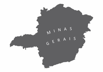 Minas Gerais State map