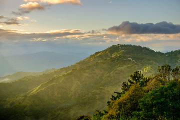 View from and of The Blue Mountains at sunset, Jamaica - 275471016