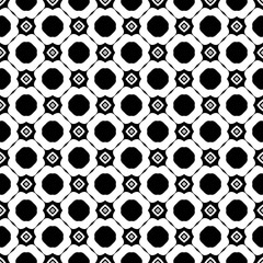 Black and white geometric design