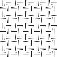 Black and white geometric design