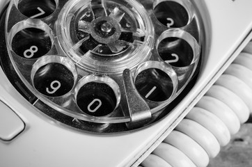 Old dial phone