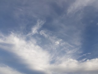 blue sky with clouds