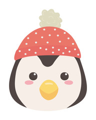 Penguin cartoon design vector illustrator