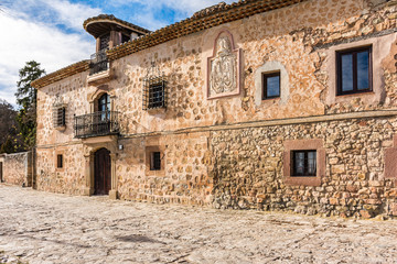 Fototapeta na wymiar Streets and houses of the medieval village of Medinaceli in the province of Soria (Spain)