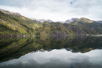 Naklejka na ściany i meble Osterfjord, Norway