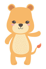 Obraz premium Lioness cartoon design vector illustrator