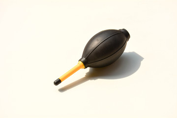 air blower pump dust cleaner on white background with shadow