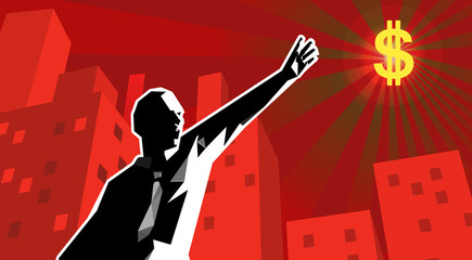 communist propaganda poster with modern design