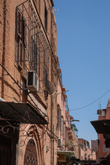 Cityscabe Street in Marrakech Morocco