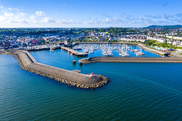 Bangor seafront and marina, Northern Ireland