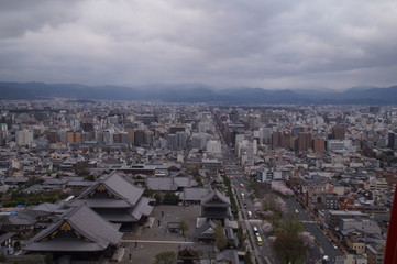 Fototapeta premium modern and ancient japan