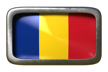 Romania flag sign