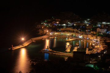 Isola del Giglio Porto at Night